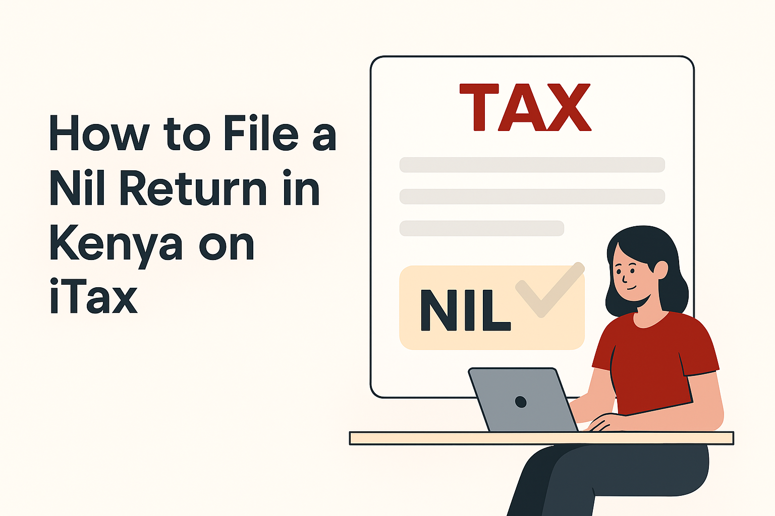How to file nil return on KRA itax portal