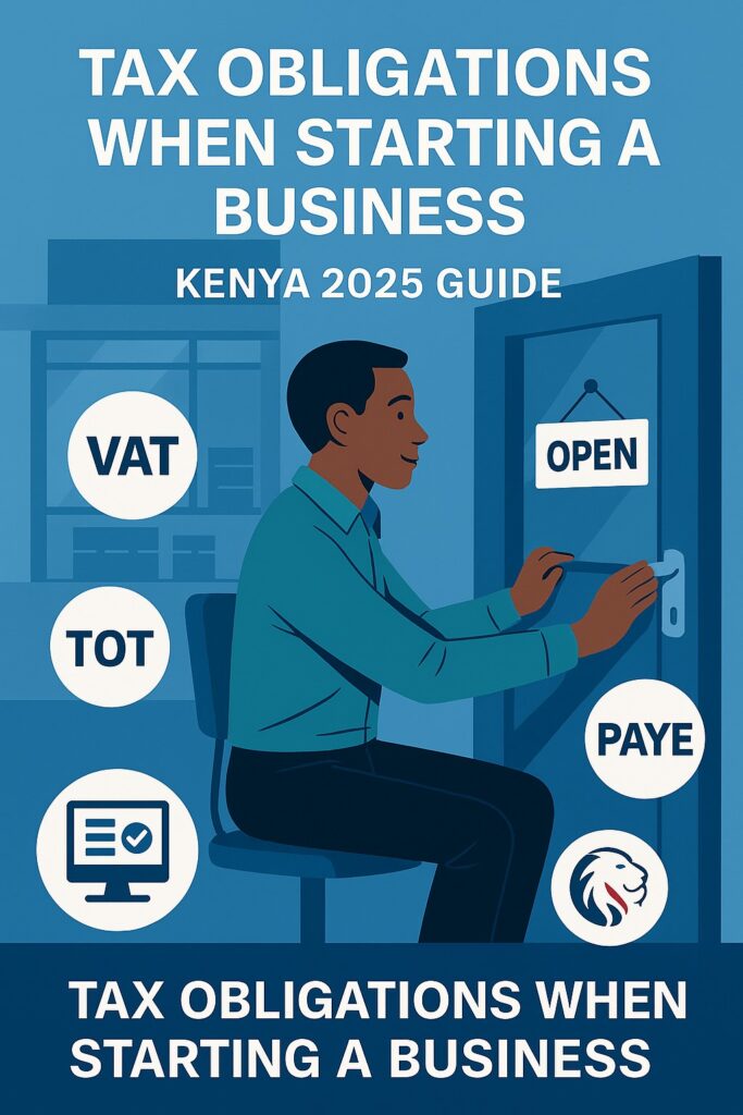 tax obligations when starting a business – kenya 2025 guide